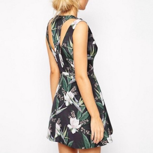 Stylestalker ASOS Catch a Wave Tropical Dress XS - Picture 2 of 6